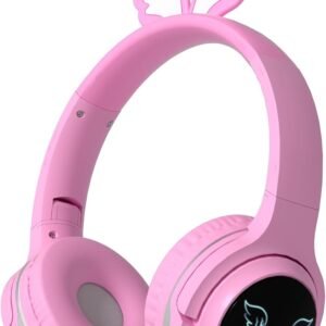 Kids Wireless Headphones - Angel Wing - Pink