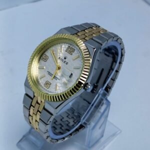 Rolex Style Two-Tone Luxury Watch – Gold & Silver Premium Design