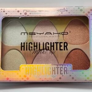 6-Color Professional Illuminating Highlighter Palette MSYAHO